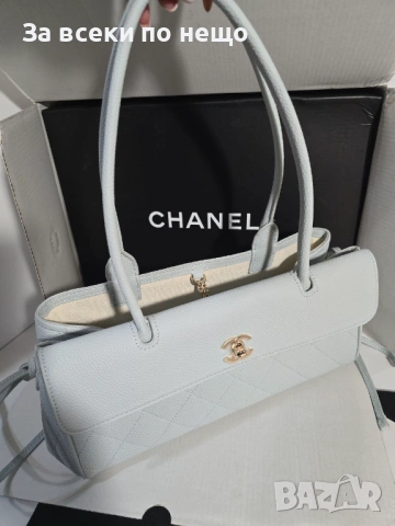 Chanel 26S Baguette Дамска Бяла Чанта Код Brand Luxury Fashion, снимка 2 - Чанти - 54952960