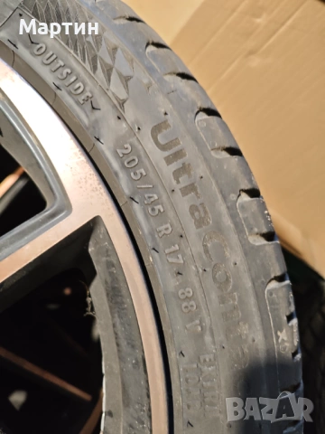 Джанти 17" CMS C30 5x114.3 + Continental UltraContact, снимка 6 - Гуми и джанти - 54439072