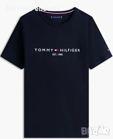 Черна тениска Tommy Hilfiger (размер XL) 