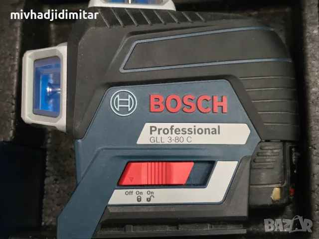 ***ТОП ЦЕНА/МЕГА НАМАЛЕН***Лазерен нивелир Bosch GLL 3-80 C, снимка 2 - Измервателни инструменти - 55358419