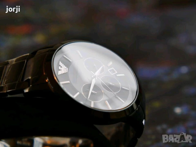 Ръчен часовник Armani AR 2453, матово черен, снимка 10 - Мъжки - 55119632