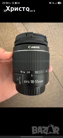 Canon 4000D с 3 обектива, снимка 4 - Фотоапарати - 55248603