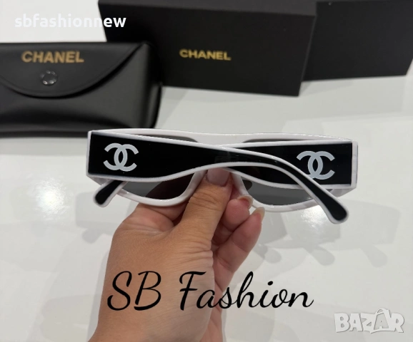 Chanel черно бели очила, снимка 7 - Слънчеви и диоптрични очила - 53974246