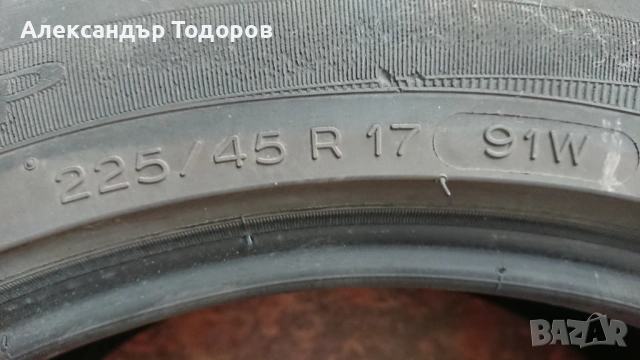 Летни гуми MICHELIN ENERGY 91W 225/45/R17 DOT5007, снимка 7 - Гуми и джанти - 54865310