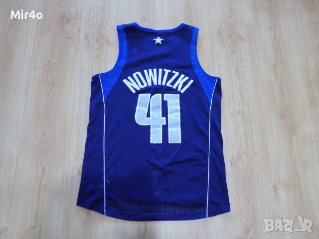 баскетболен потник dallas mavericks nowitzki # 41 nike екип мъжки оригинал L, снимка 2 - Спортни дрехи, екипи - 50434821