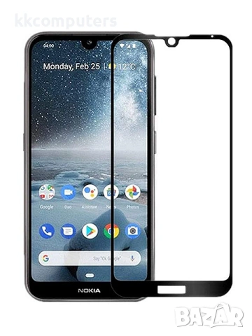 5D стъклен протектор за Nokia 2.2 (TA-1188)