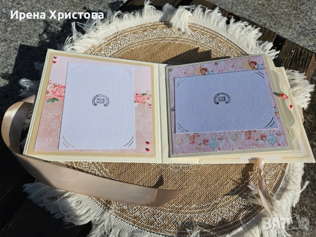 Ръчно изработено албумче за момиченце , снимка 4 - Декорация за дома - 54130320