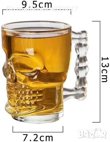 Уникална стъклена халба - 2бр. ПРОМОЦИЯ, снимка 9 - Чаши - 55503729