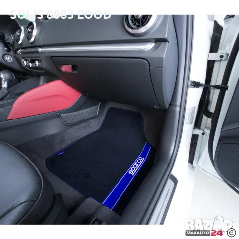 Универсални мокетни стелки Sparco - 03763BBS със синьо, снимка 3 - Аксесоари и консумативи - 55674772