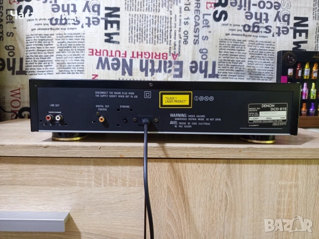 СД-Плейър"DENON"DCD-615, снимка 6 - Ресийвъри, усилватели, смесителни пултове - 54668976