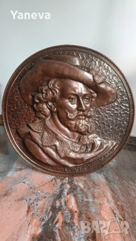 Рубенс , фламандски бароков художник , медно пано , барелеф. 