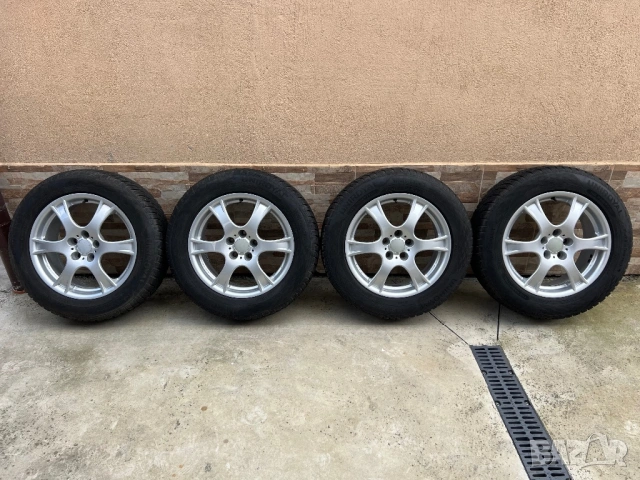 Джанти RIAL 5x114.3 , 17 цола + гуми UNIROYAL 215/60 DOT : 3723