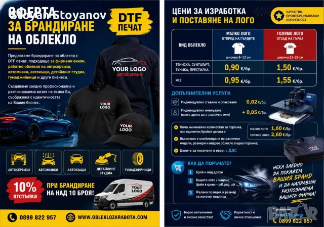 Брандиране на облекло