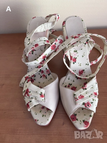 Дамски сандали естествена кожа Nine West