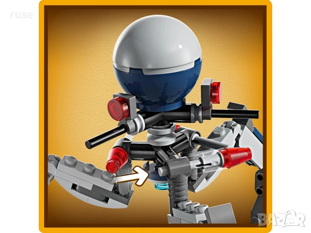 НОВИ! LEGO® Star Wars 75372 Клонинг щурмовак и боен дроид – боен пакет, снимка 10 - Конструктори - 54123811