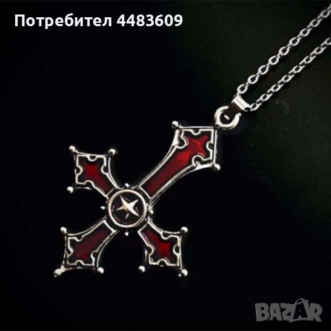 Нео готически кръст , снимка 3 - Колиета, медальони, синджири - 54596536