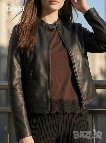 Дамско кожено яке Размер S 
