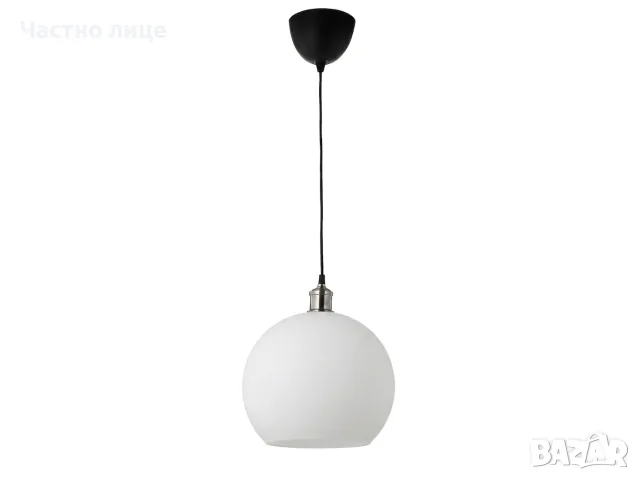 Стъклен абажур IKEA JAKOBSBYN, снимка 2 - Лампи за таван - 55595262