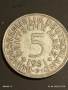 Сребърна монета 5 Дойче марки 1951г. ФРГ рядка за КОЛЕКЦИЯ 19312, снимка 5