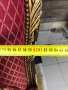Големи фотьойли тип чехли в стил Луи XV-с "златни" инкрустрации от края на 20-ти век изработени от У, снимка 12