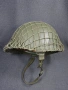 СТАРА ВОЕННА КАСКА M1 ОТ 2 ЧАСТИ И МАСКИРОВЧНА МРЕЖА, снимка 6