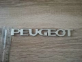 сребрист надпис Peugeot стар стил, снимка 6