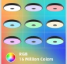 LED таванно осветление с дистанционно управление,IP65 диаметър 28см,димируема с Bluetooth говорител, снимка 2