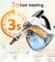 Нова Ръчна парочистачка JBER 1200W, 400 мл, 3 нива, 11 приставки, 4.8 метра кабел, бързо загряване, снимка 2