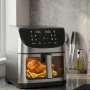 Фритюрник с Горещ Въздух 8L 1800W - 11 Програми LCD, снимка 4