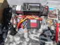 13500 LBS 12V Електрическа лебедка със синтетично въже 6 тона за 4X4 автомобил, ремарке, автовоз, снимка 4