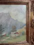Картина масло 19век.Прекрасна, снимка 2