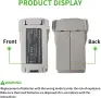 Интелигентна батерия JMI3 3850mAh за DJI Mini 3 / Mini 3 Pro / Mini 4 Pro, 7.38V, 28.41Wh, снимка 5