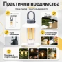 Мощна акумулаторна преносима LED лампа къмпинг осветление лед фенер за риболов туризъм палатка силна, снимка 7