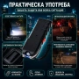 Мощен акумулаторен фенер с електрошок 928 TYPE кучегон самозащита самоотбрана кучета дамски защита, снимка 5