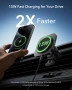 ESR HaloLock MagSafe Vent Car Mount Qi2 15W – магнитна стойка за автомобил с безжично зареждане, снимка 2