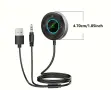 Bluetooth 5.0 AUX Адаптер / Аудио Приемник и Предавател за Кола и Дом , снимка 1