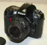 Фотоапарат Nikon D100 + обектив Quantaray AF 18-50, снимка 1