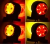 1бр. мини ЛЕД LED рогчета габарити с 12 SMD диода 12-24V, снимка 1