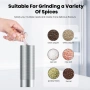 Luvan Salt Grinder / нова / алуминиева ръчна мелничка за сол / adjustable coarseness, снимка 5