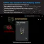 Зарядна станция G-Power за безжична мишка Logitech G502 G502X Plus GPW G903 G703 с RGB осветление, снимка 2