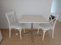 Малка трапезна маса + 2 стола, снимка 1