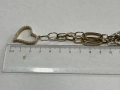 Златен дамски синджир с висулка сърце – 14К, 12,60 гр., 49 см, снимка 7
