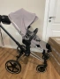 Cybex Priam 3 Platinum Taupe 3 в 1 с черно шаси + кош, дъждобран и подаръци, снимка 12
