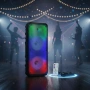 Безжична RGB тонколона – 2×8″ говорителя, Bluetooth, 1200 W, батерия 3000 mAh, снимка 1