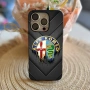 Силиконов калъф за iPhone с лого Alfa Romeo, снимка 3