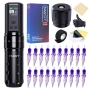Комплект за татуировки | Dragonhawk Mast Fold 2 Pro Machine Pen Wireless Professional Bundle, снимка 1