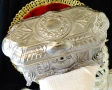 Калаена кутия за бижута Osiris Germany,1.1 кг.,Art Nouweau , снимка 5