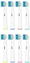 Комплект четки за електрическа четка Oral-B (съвместими глави) – 16 броя, 3D дълбоко почистване, снимка 1