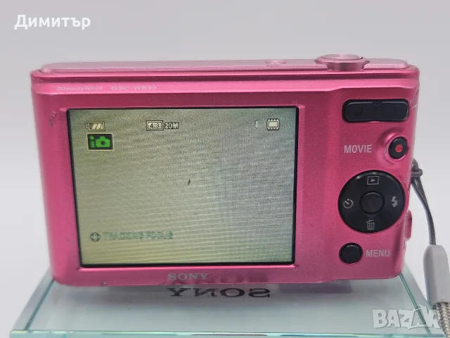 Sony cybershot W810 дигитален фотоапарат камера digital camera pink 20mp, снимка 6 - Фотоапарати - 55390050
