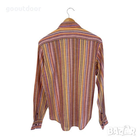 Etro Multicoloured Striped Linen Shirt (40), снимка 2 - Ризи - 55005505